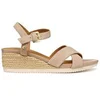 Image de Sandales compensées femme Geox Ischia Corda B Beige 38 D55HHB_00020_C8191