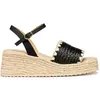Image de Sandales compensées femme Geox Alemeria Noir 37 D651KA_01143_C9999