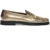 Image de Mocassins cuir femme Sebago Dan Met Doré 39 74117FW-989R