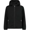 Image de Veste imperméable à capuche fille CMP 39A5115-U901 Noir 14 ans