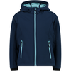 Image de Veste imperméable à capuche fille CMP 3A29385N-80MN Bleu 12 ans