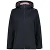 Image de Veste imperméable à capuche femme CMP 39A5096-00UN Noir 4XL