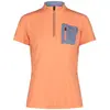 Image de T-shirt à demi-zip femme CMP 3C89456T-C588 Rose 2XS