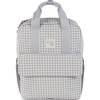Image de Sac à dos à langer I love vichy gris
