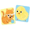 Image de Puzzles évolutifs en bois 2 à 4 pièces : Les animaux de la ferme Nathan-31437