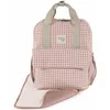 Image de Sac à dos à langer I love Vichy rose