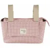 Image de Sac à poussette I love vichy rose