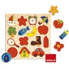 Image de Encastrement 15 pièces en bois : Puzzle silhouettes Diset-Goula-53023