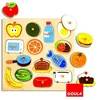 Image de Encastrement 14 pièces en bois : Puzzle dedans dehors Diset-Goula-53024