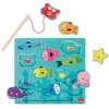 Image de Puzzle encastrement en bois magnétique : La Pêche Diset-Goula-53131