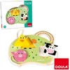 Image de Encastrement 3 pièces en bois : Mon premier puzzle Ferme Diset-Goula-53452
