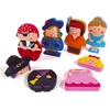 Image de Puzzle personnages magnÃ©tiques : 12 piÃ¨ces en bois