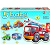 Image de Baby puzzle - 5 puzzles - Les vÃ©hicules
