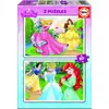 Image de Puzzles 2 x 20 pièces : Disney Princesses Educa-16846