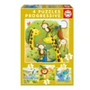 Image de 4 Puzzles progressifs : animaux sauvages