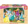 Image de Puzzle 100 pièces en bois : Princesses Disney Educa-17628