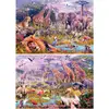 Image de Puzzles 2 x 100 pièces : Animaux sauvages Educa-18606