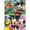 Image de Puzzles en bois 2 x 50 piÃ¨ces : Mickey et ses amis