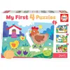 Image de Mes Premiers Puzzles Progressifs de 5 à 8 pièces : Mamans et bébés Educa-18899