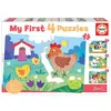 Image de Mes Premiers Puzzles Progressifs de 5 Ã  8 piÃ¨ces : Mamans et bÃ©bÃ©s