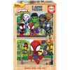 Image de 2 Puzzles Disney De 25 Pièces En Bois Spidey Et Hi