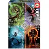 Image de Puzzle 1500 pièces : Elemental Magic Star Chart, Anne Stokes Educa-19941