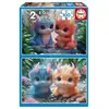 Image de Puzzle 2X100 piÃ¨ces : MONSTRES MIGNONS