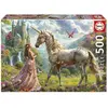 Image de Puzzle 500 piÃ¨ces : FÃES, UNICORNES ET PAPILLONS