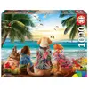 Image de Puzzle 1000 piÃ¨ces : CHIENS Ã LA PLAGE