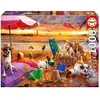 Image de Puzzle 1000 pièces Chiens Jouant Sur La Plage