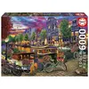 Image de Puzzle 6000 piÃ¨ces : CYCLISME Ã AMSTERDAM