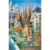 Image de Puzzle 1000 pièces : GAUDÍ, COLLAGE MINIATURE Educa-20376