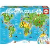Image de Puzzle 150 pièces XXL : Filles du monde Educa-20477