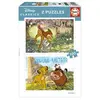 Image de Puzzle 2x100 piÃ¨ces : CLASSIQUES DISNEY
