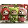 Image de Puzzle 200 pièces : Chatons Fruités Educa-20496