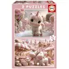 Image de Puzzles 2x48 pièces : Licornes Sucrées Educa-20504