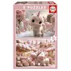 Image de Puzzles 2x48 piÃ¨ces : Licornes SucrÃ©es