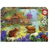 Image de Puzzle 500 piÃ¨ces : Capybara Village