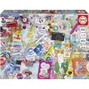 Image de Puzzle 1000 pièces : Collages de voyage Educa-20560