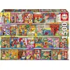 Image de Puzzle 1500 pièces : Le Coin des Livrets Kitsch Educa-20568