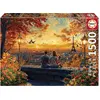 Image de Puzzle 1500 pièces : Amoureux à Paris Educa-20569