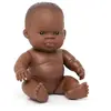 Image de ML Poupées: POUPÉE FILLE AFRICAINE 21cm Miniland-8231144