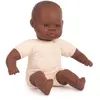 Image de Poupée Bébé Africain avec corps en tissu 32cm Miniland-8231364