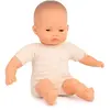 Image de Poupée Bébé Asiatique avec corps en tissu 32cm Miniland-8231366