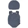 Image de ENSEMBLE de VÊTEMENTS TRICOTÉ gris-bleu pour poupées de 32cm Miniland-8231655