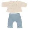 Image de Ensemble tricoté - pull et pantalon pour poupées 21cm Miniland-8231686