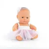 Image de ML Poupées: POUPÉE BÉBÉ FILLE EUROPÉENNE HABILLÉES 21cm Miniland-8233001