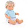 Image de ML Poupées: POUPÉE GARCON EUROPEEN CHEVEUX BLONDS HABILLÉES 38 cm Miniland-8233201