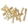 Image de Accessoire pour maquette de bateau en bois : Charnières  3 x 15 mm x 24 Artesania-8649