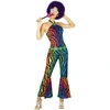 Image de Combinaison Disco - Funky Rainbow - Femme 38617